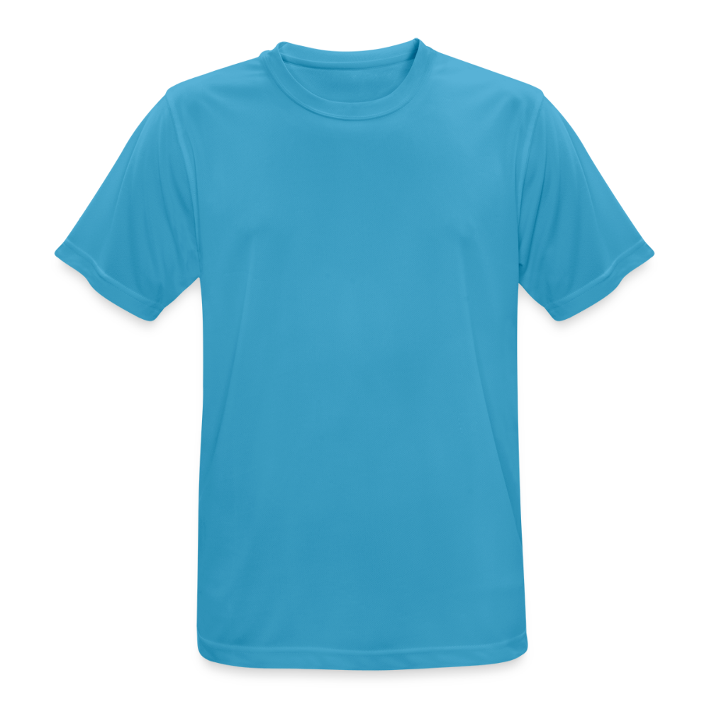 Männer T-Shirt atmungsaktiv in 9 Farben - Saphirblau