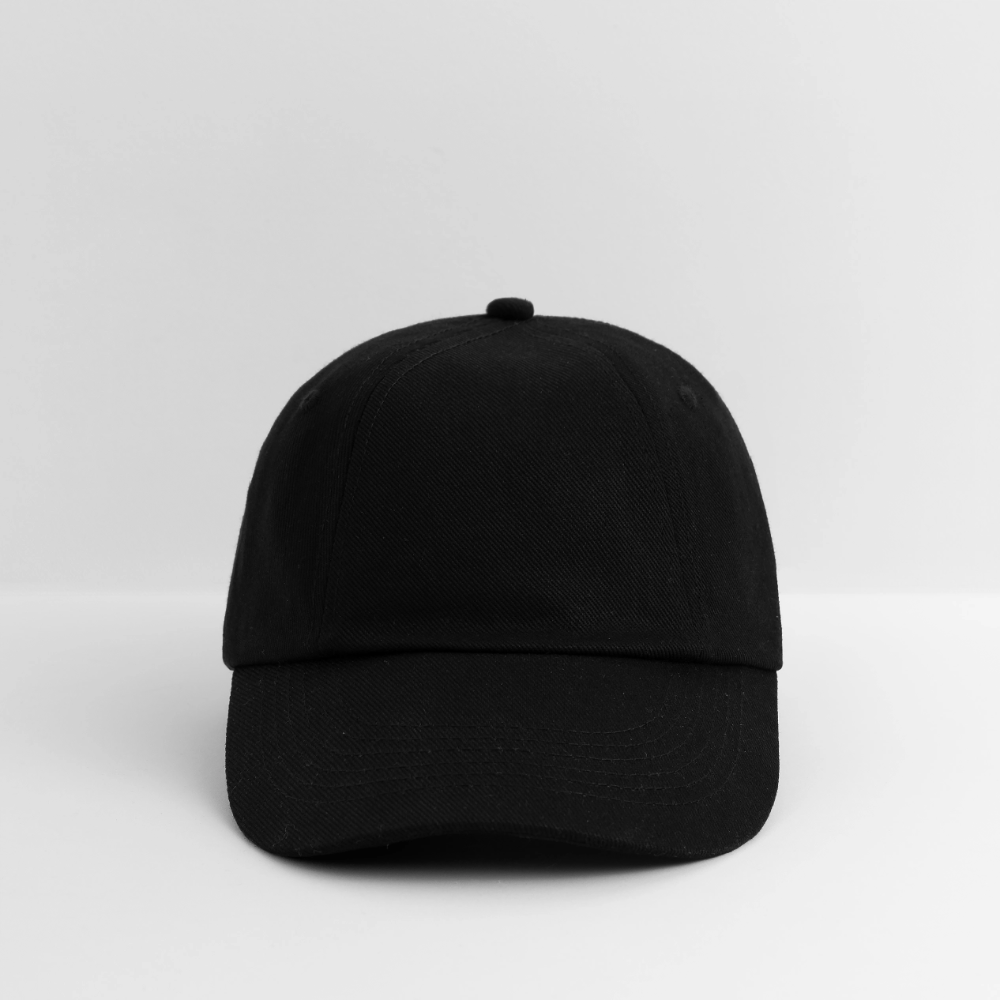 Baseballkappe in 3 Farben - Schwarz/Schwarz