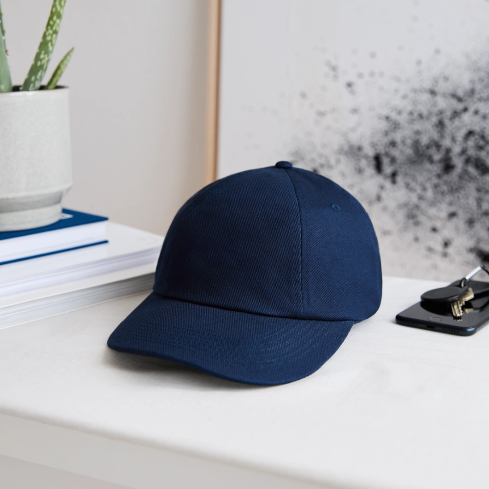 Baseballkappe in 3 Farben - Blau/Blau