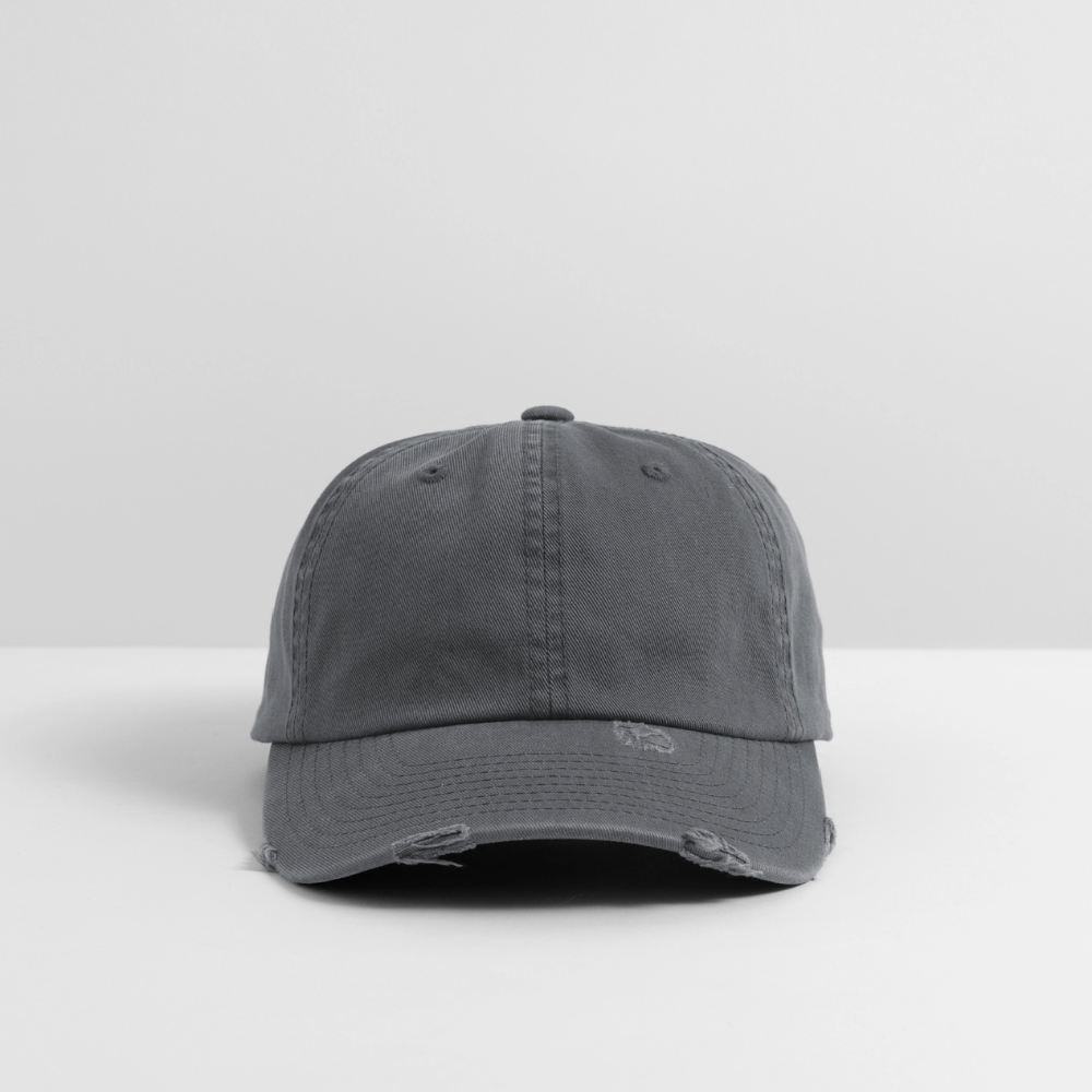 Low Profile Destroyed Cap - Dunkelgrau