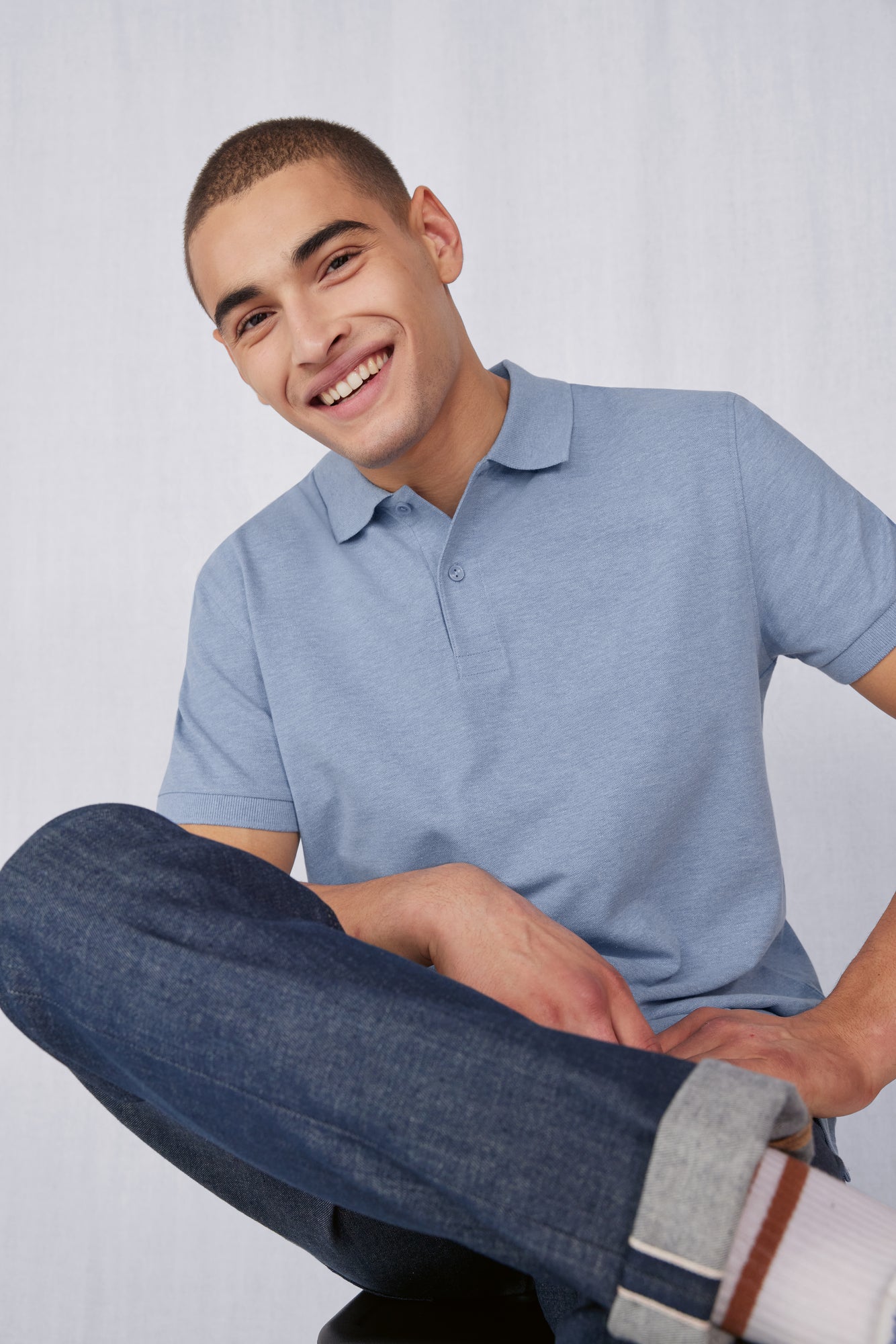 Premium Poloshirt Herren Bestickt