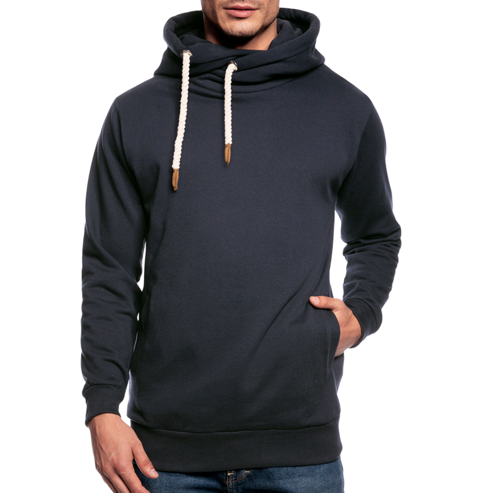 Unisex Schalkragen Hoodie in 3 Farben - Navy