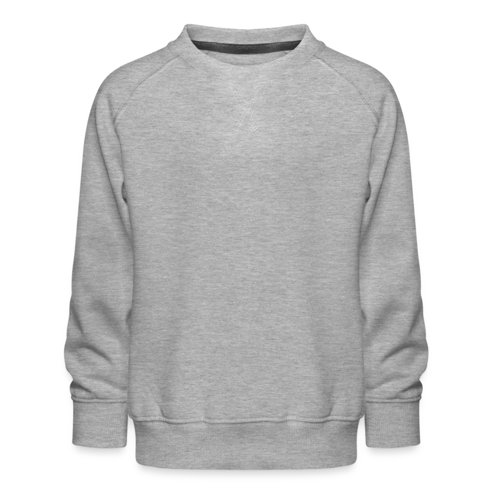 Kinder Premium Pullover in 4 Farben - Grau meliert