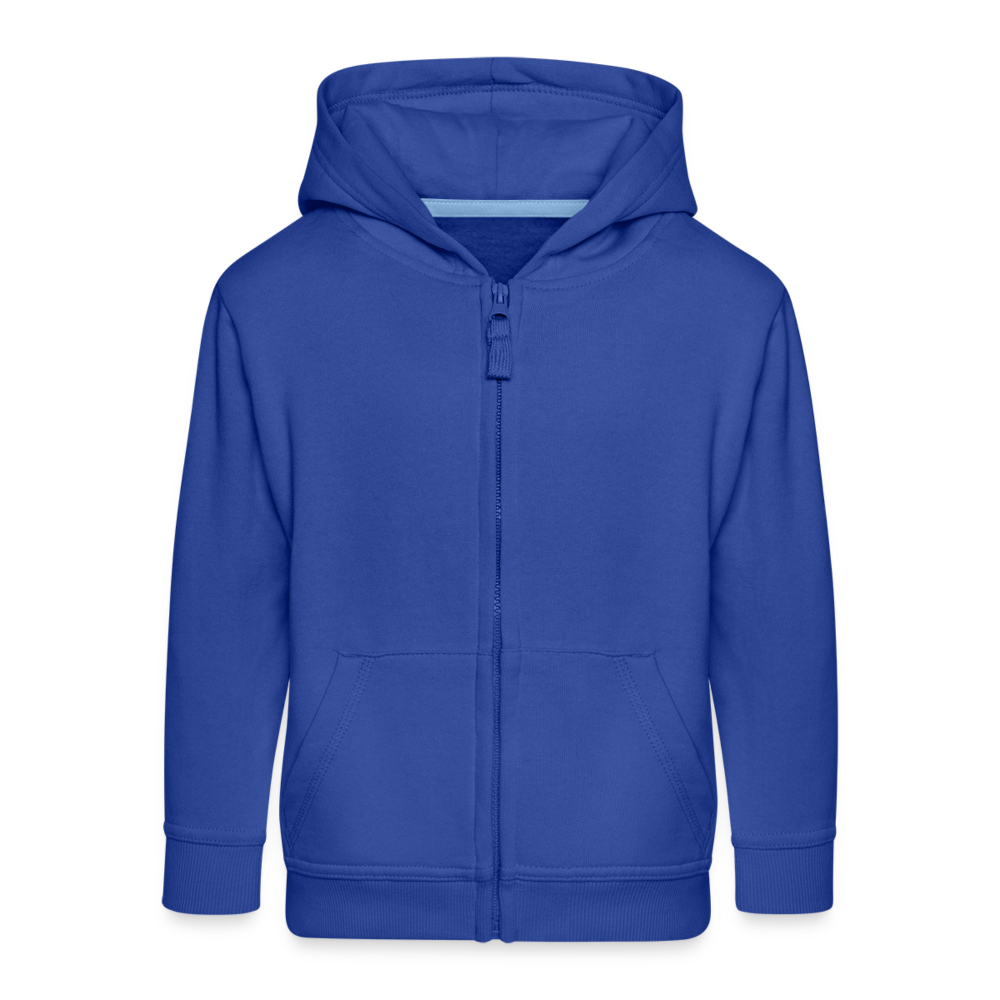 Kinder Premium Kapuzenjacke in 3 Farben - Royalblau