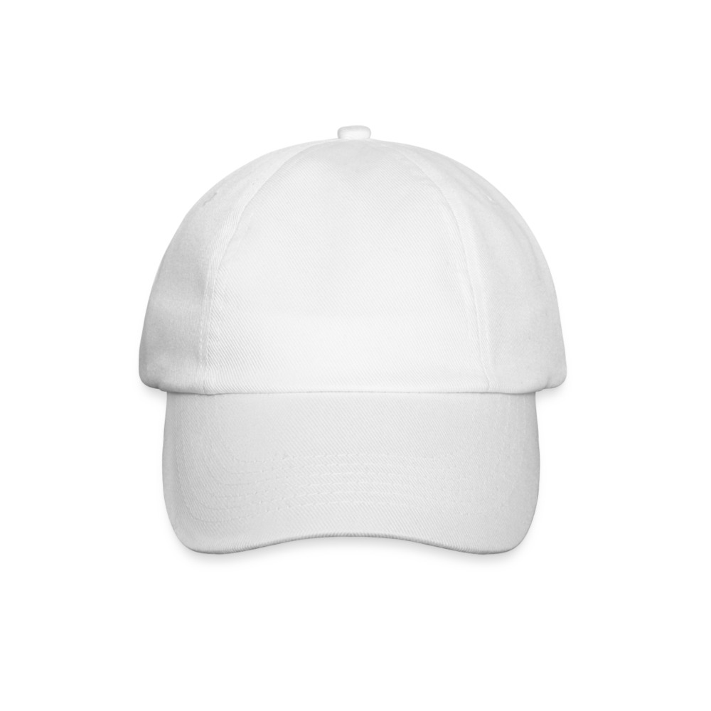 Baseballkappe in 3 Farben - Weiß/Weiß