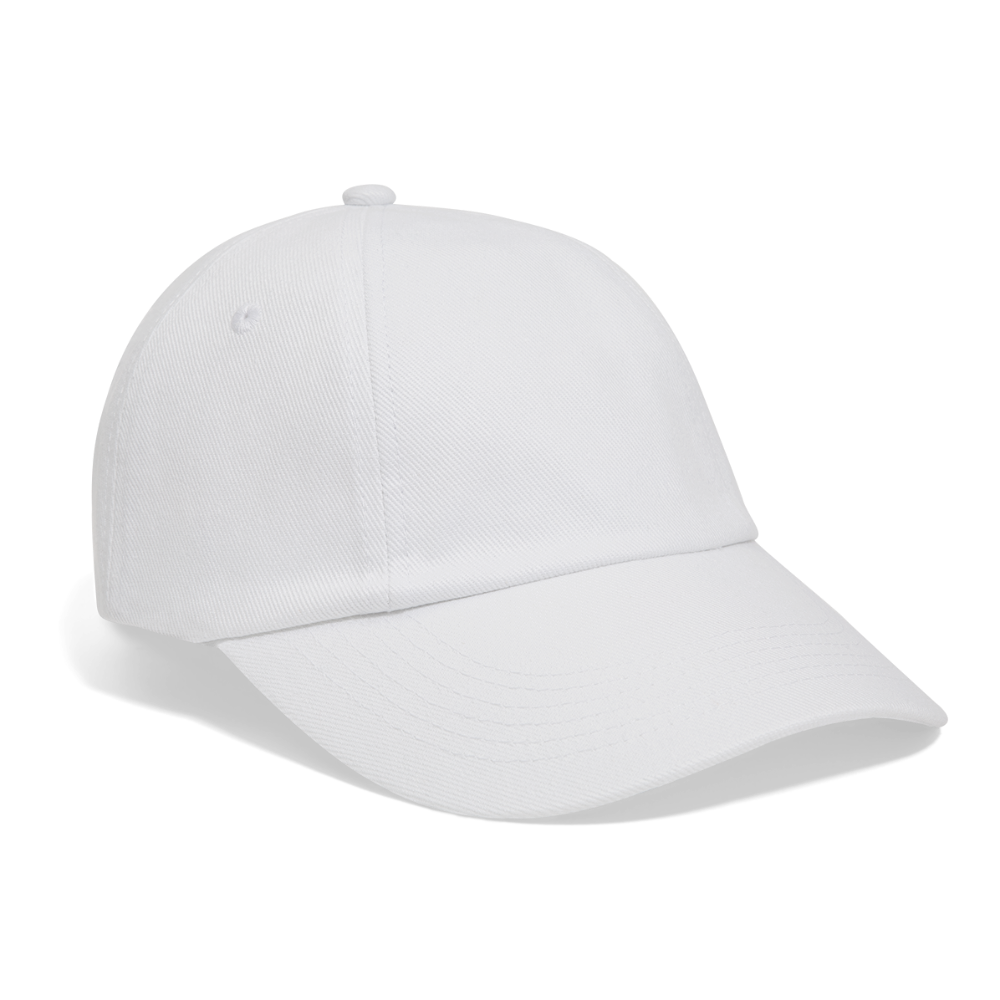Baseballkappe in 3 Farben - Weiß/Weiß