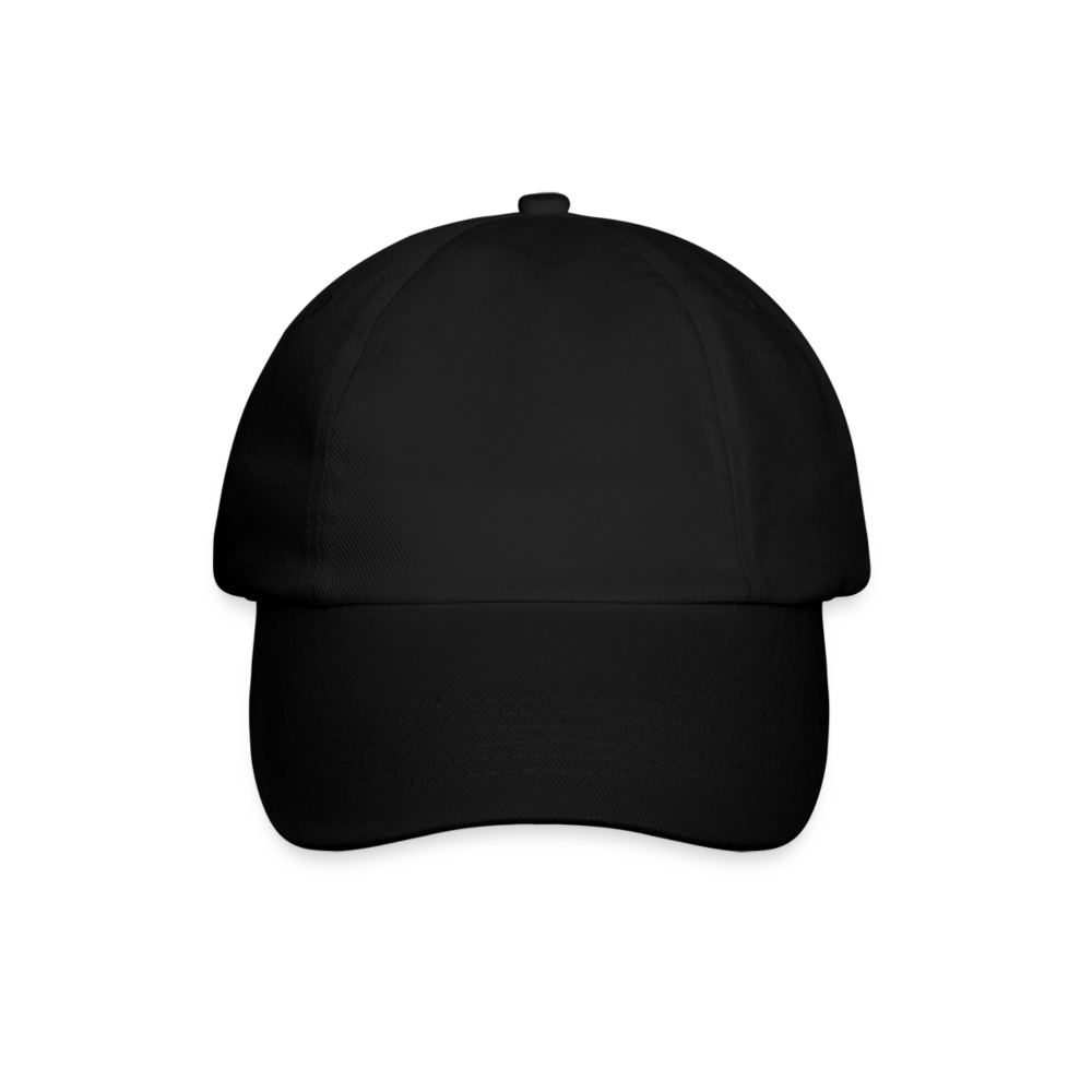 Baseballkappe in 3 Farben - Schwarz/Schwarz