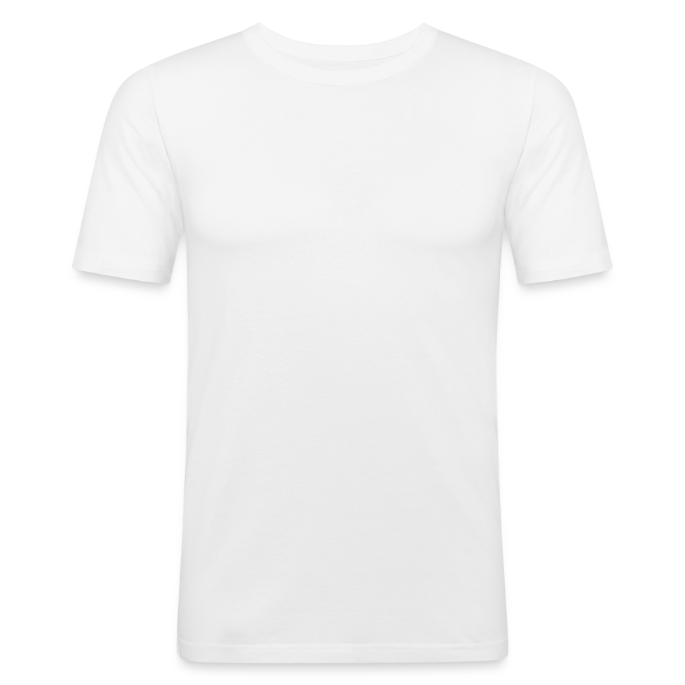 Männer Slim Fit T-Shirt in 8 Farben - Weiß