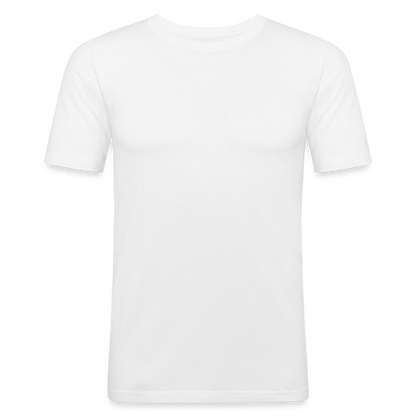 Männer Slim Fit T-Shirt in 8 Farben - Weiß
