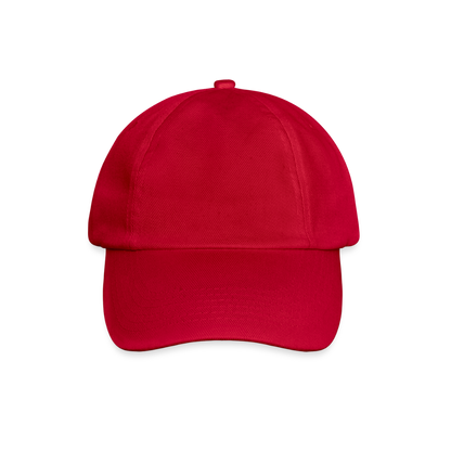 Baseballkappe in 3 Farben - klassisch Rot
