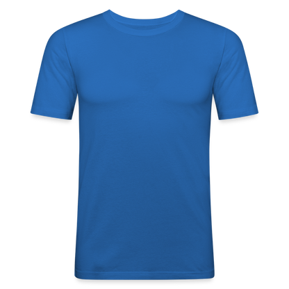 Männer Slim Fit T-Shirt in 8 Farben - Königsblau