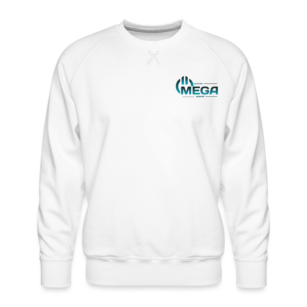 Männer Premium Pullover - Weiß