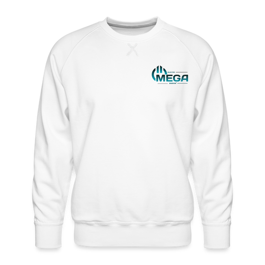 Männer Premium Pullover - Weiß