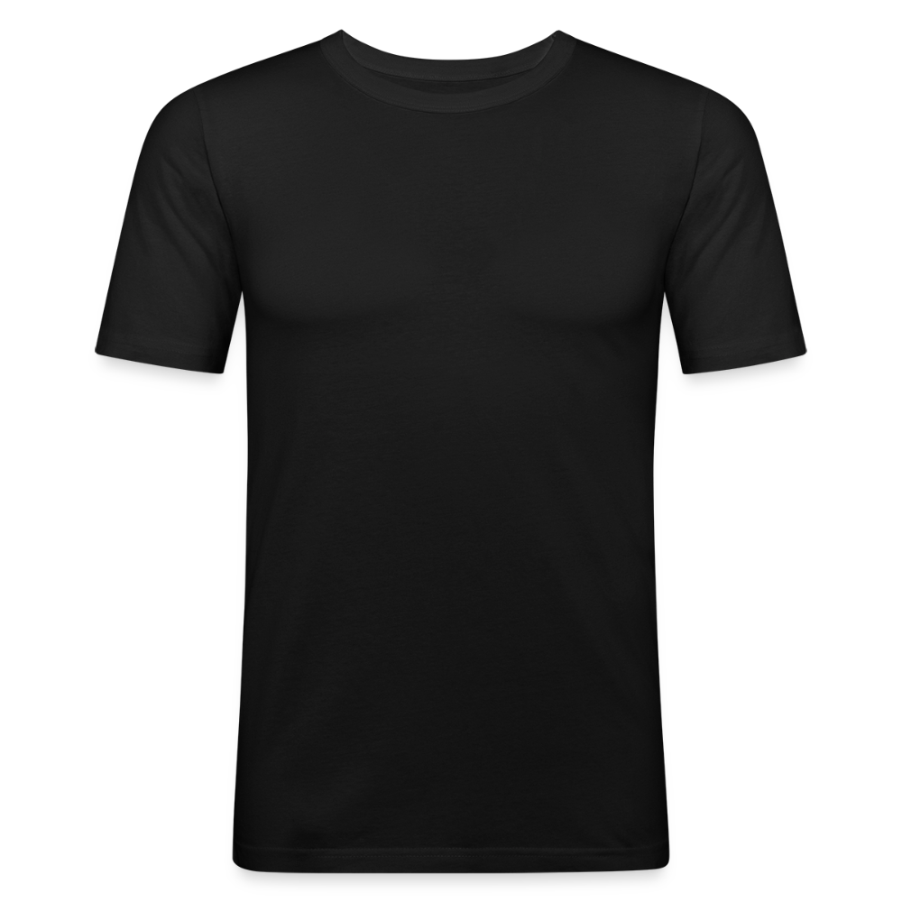 Männer Slim Fit T-Shirt in 8 Farben - Schwarz