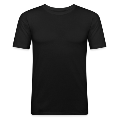 Männer Slim Fit T-Shirt in 8 Farben - Schwarz