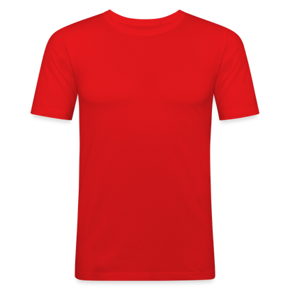 Männer Slim Fit T-Shirt in 8 Farben - Rot
