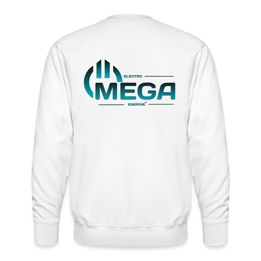 Männer Premium Pullover - Weiß