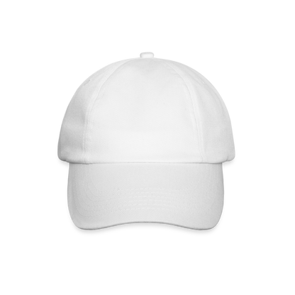 Baseballkappe in 3 Farben - Weiß/Weiß
