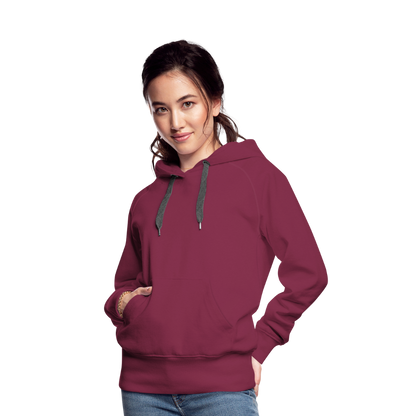 Frauen Premium Hoodie - Bordeaux