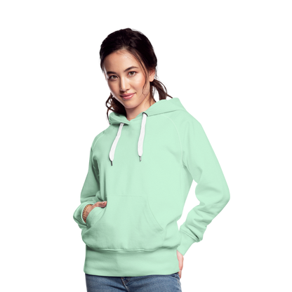Frauen Premium Hoodie - helles Mintgrün
