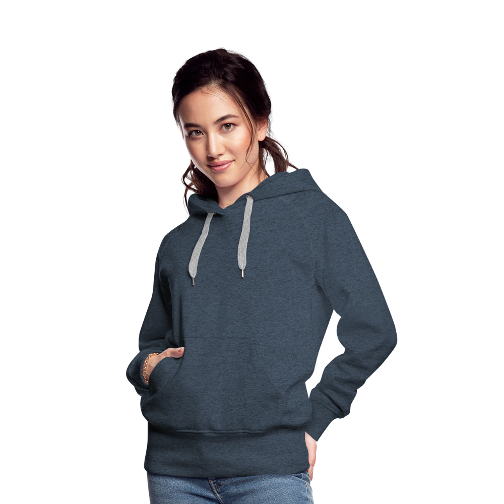Frauen Premium Hoodie - Jeansblau