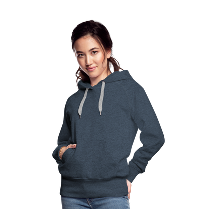 Frauen Premium Hoodie - Jeansblau