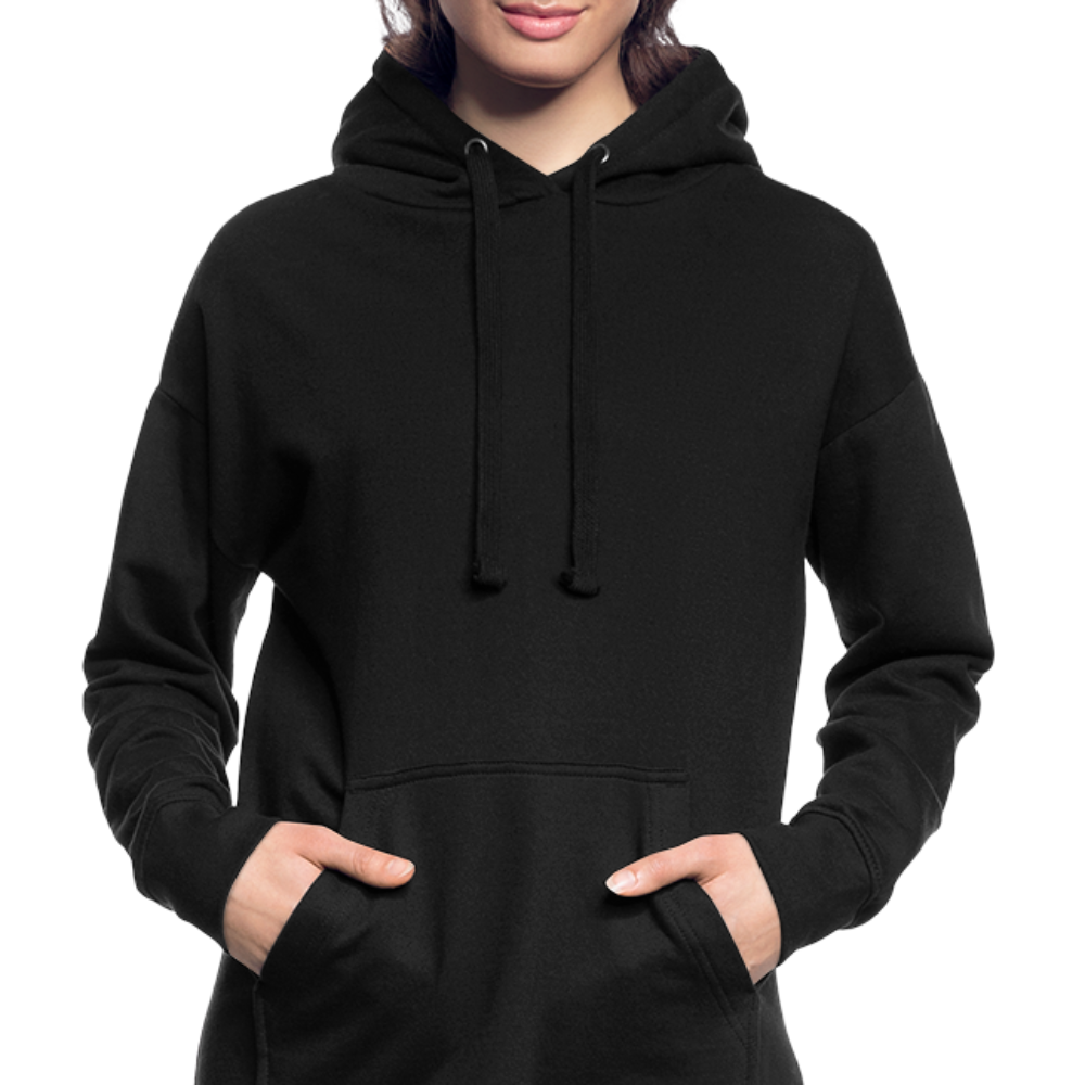 Hoodie-Kleid - Schwarz