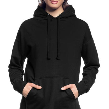 Hoodie-Kleid - Schwarz