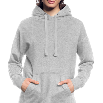 Hoodie-Kleid - Grau meliert