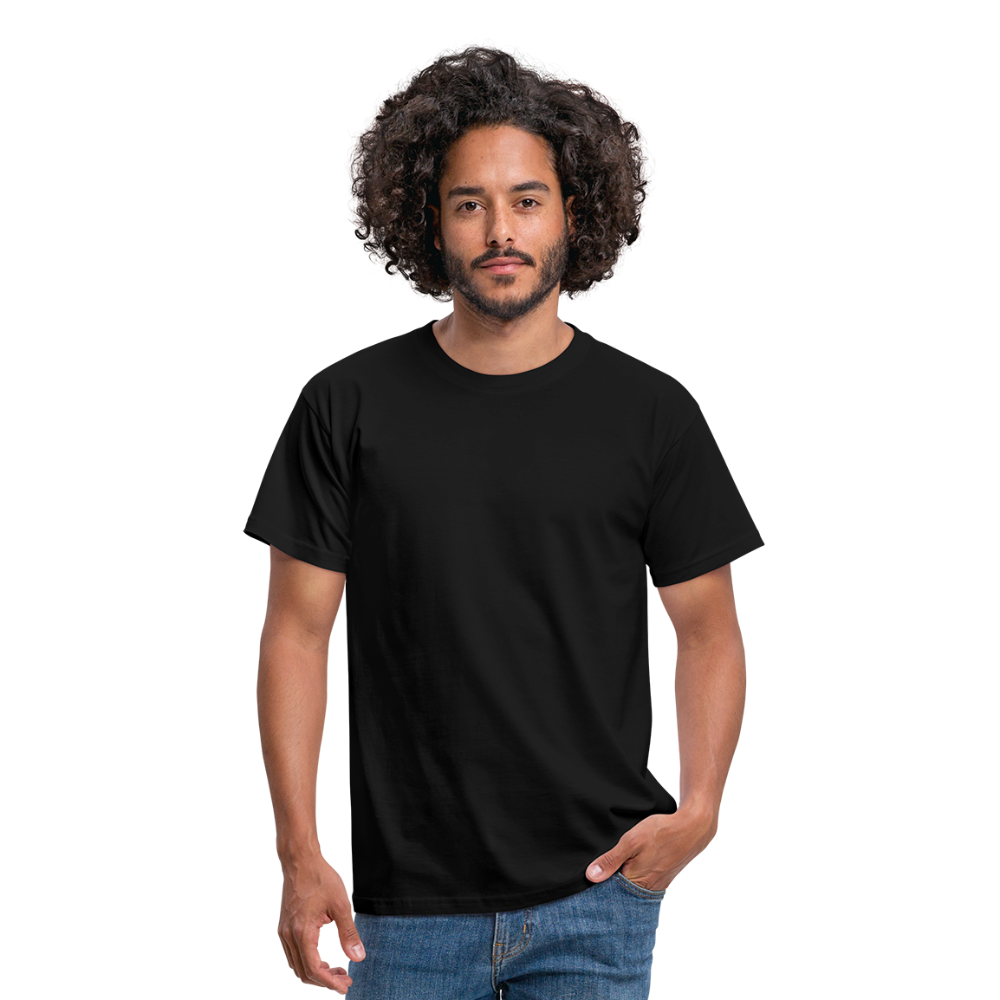 Männer T-Shirt in 10 Farben - Schwarz