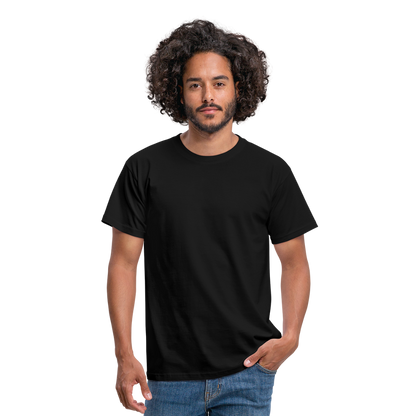 Männer T-Shirt in 10 Farben - Schwarz