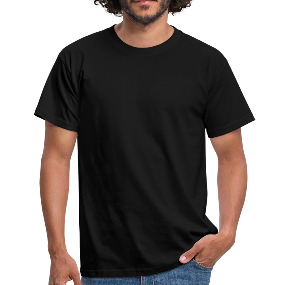 Männer T-Shirt in 10 Farben - Schwarz