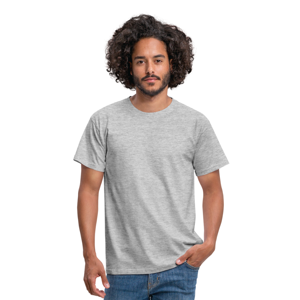 Männer T-Shirt in 10 Farben - Grau meliert