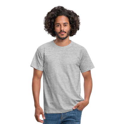 Männer T-Shirt in 10 Farben - Grau meliert