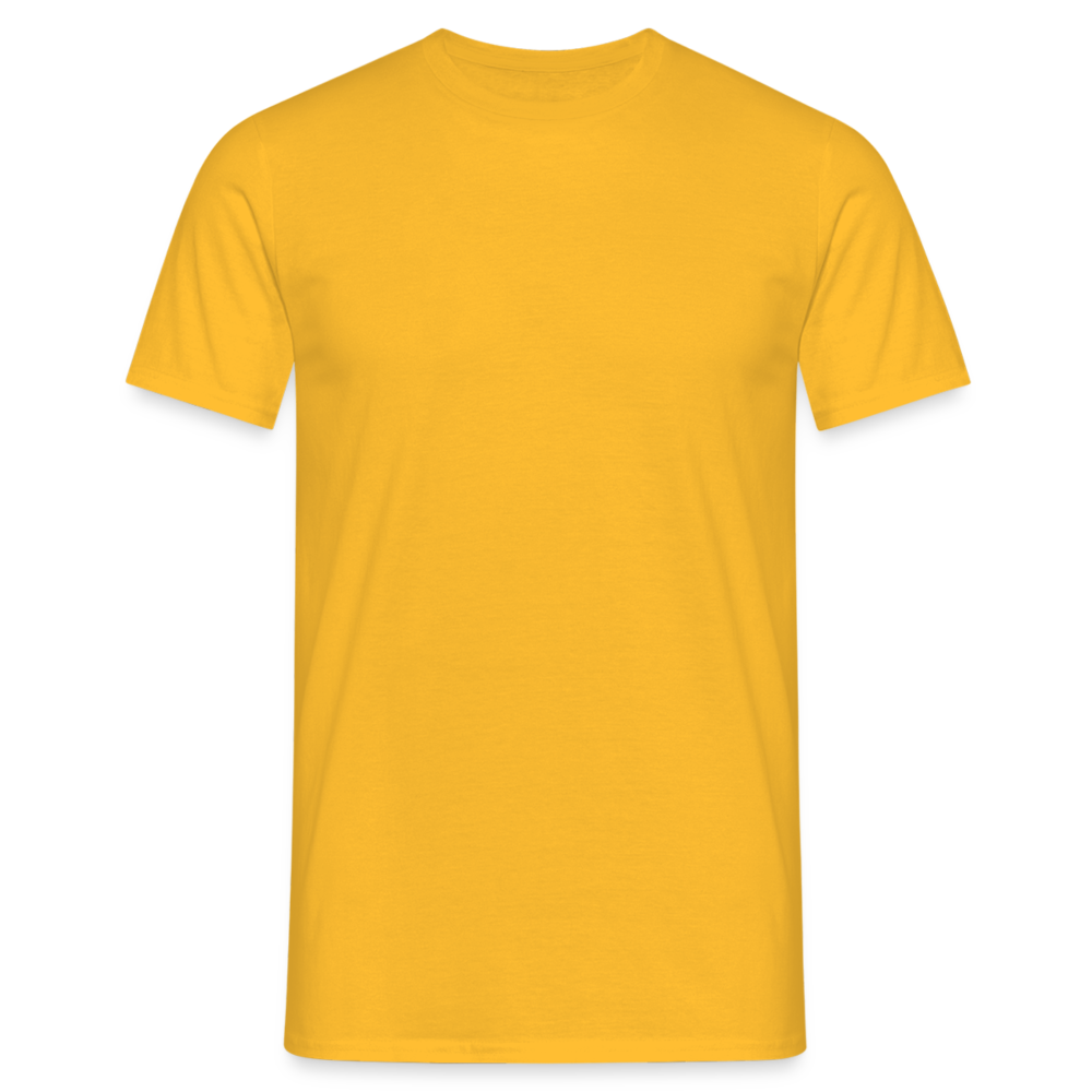 Männer T-Shirt in 10 Farben - Gelb