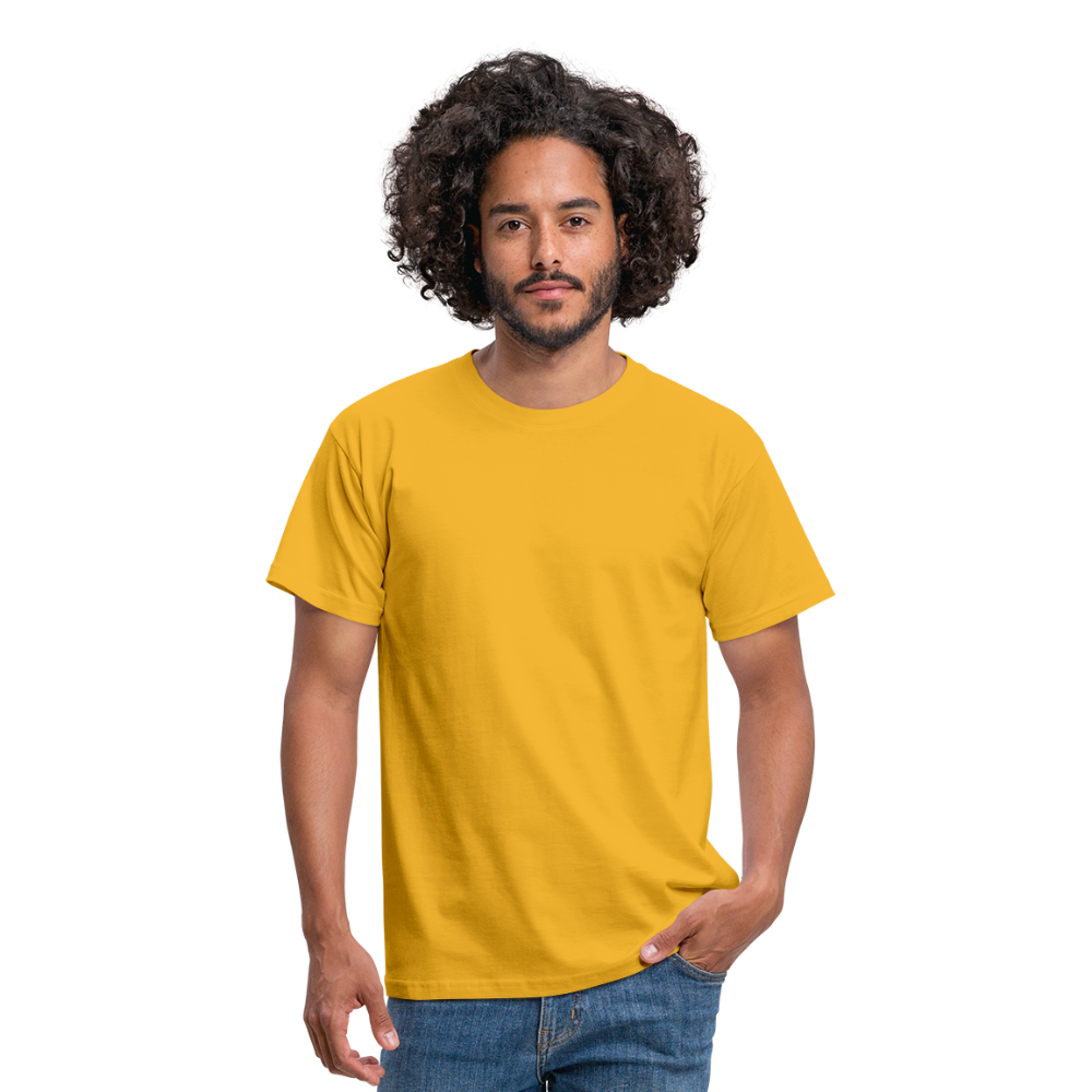 Männer T-Shirt in 10 Farben - Gelb