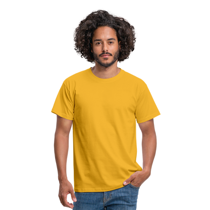 Männer T-Shirt in 10 Farben - Gelb