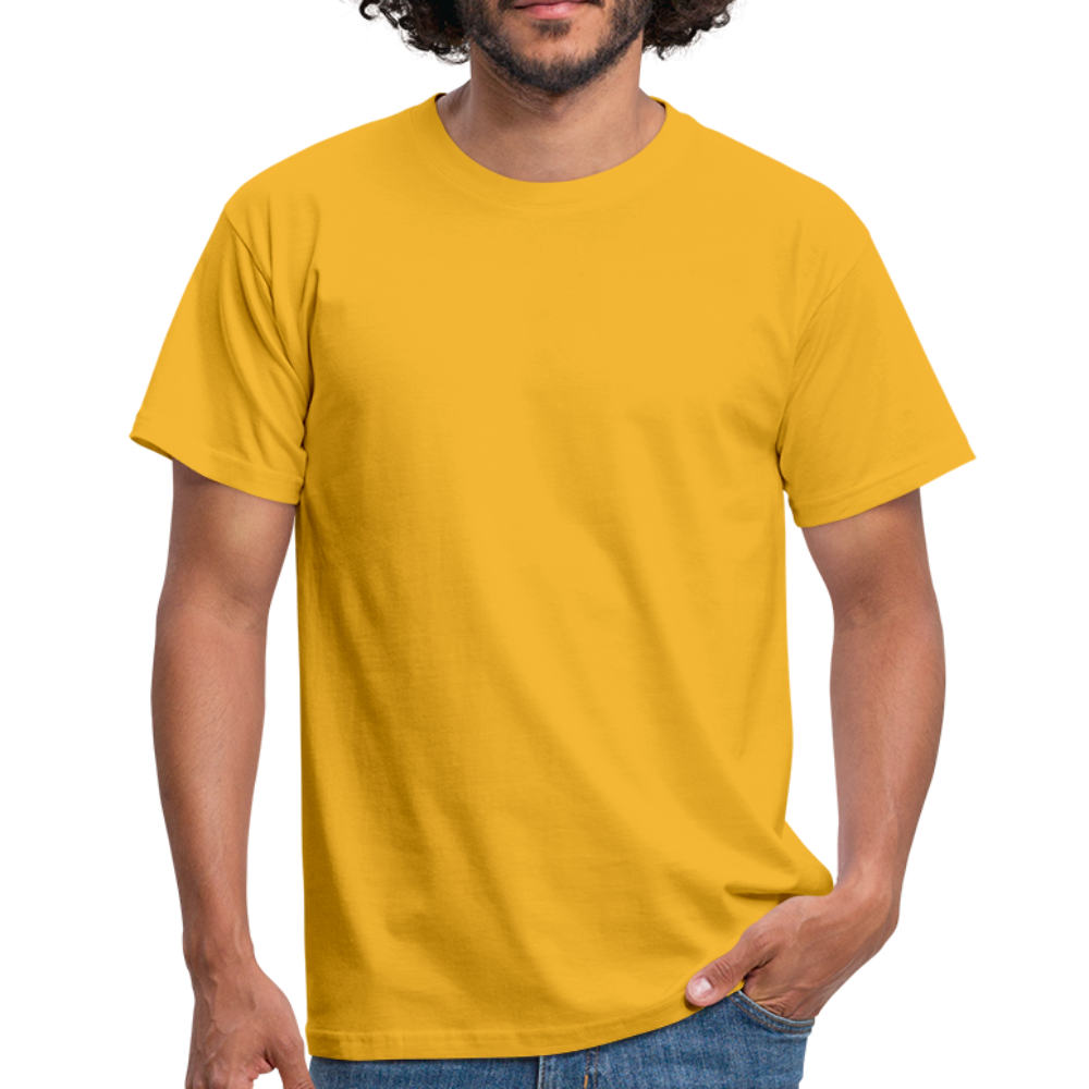 Männer T-Shirt in 10 Farben - Gelb