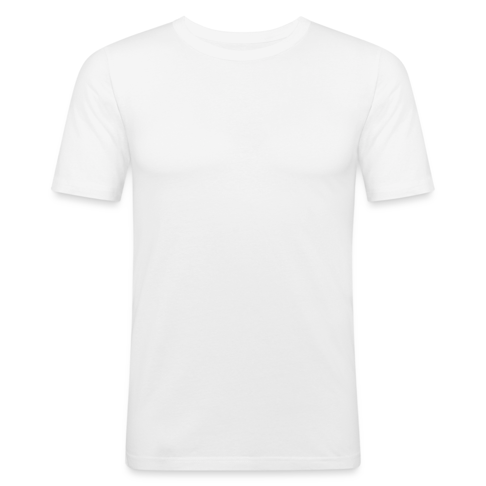 Männer Slim Fit T-Shirt in 8 Farben - weiß