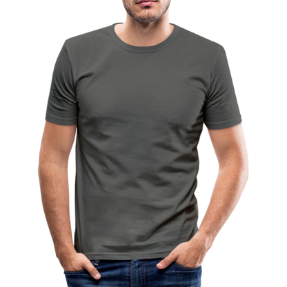 Männer Slim Fit T-Shirt in 8 Farben - Graphite