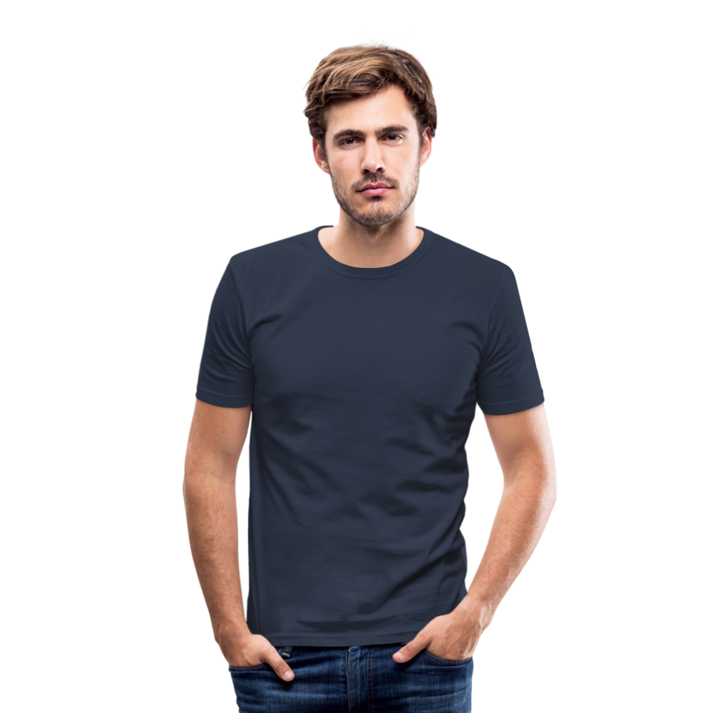 Männer Slim Fit T-Shirt in 8 Farben - Navy