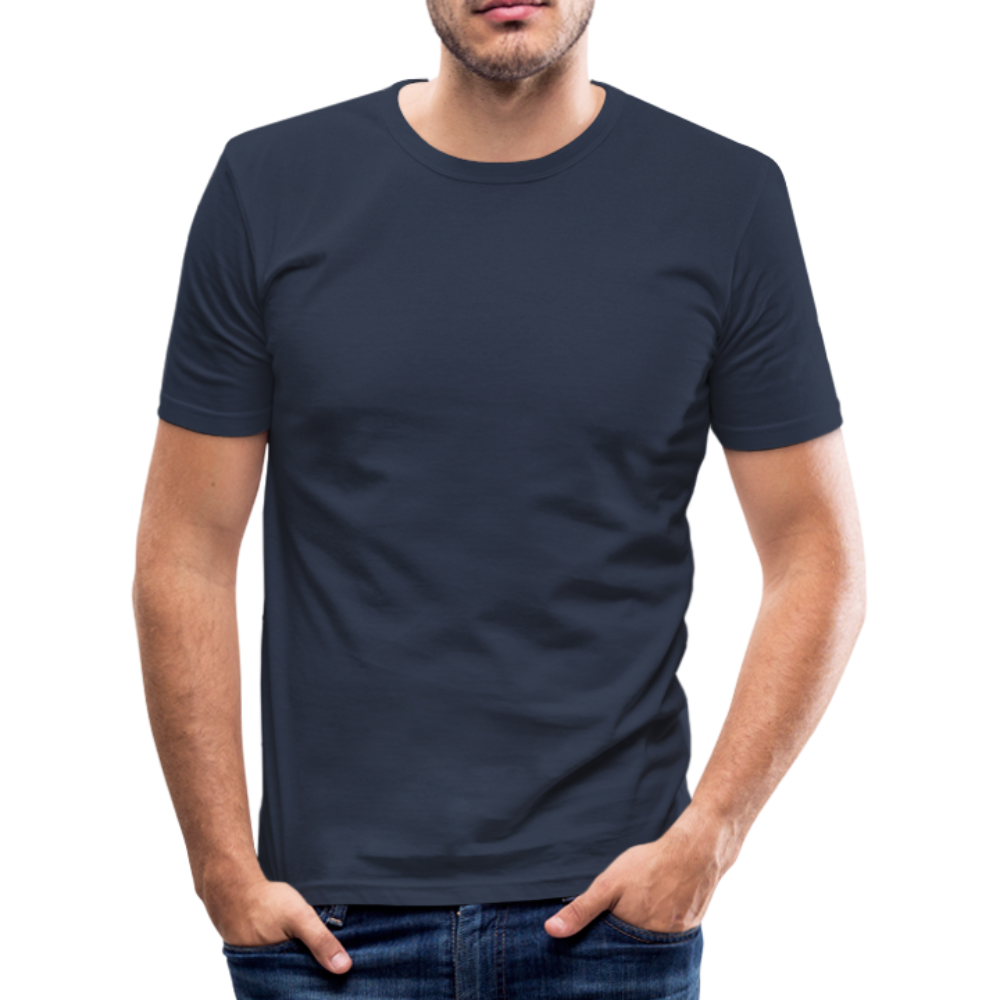 Männer Slim Fit T-Shirt in 8 Farben - Navy