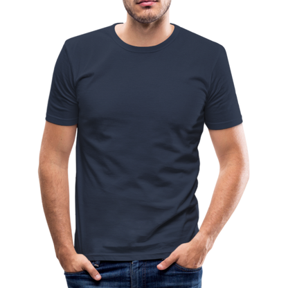 Männer Slim Fit T-Shirt in 8 Farben - Navy
