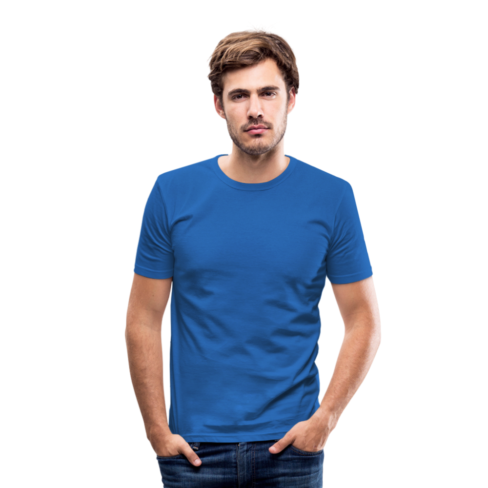 Männer Slim Fit T-Shirt in 8 Farben - Königsblau