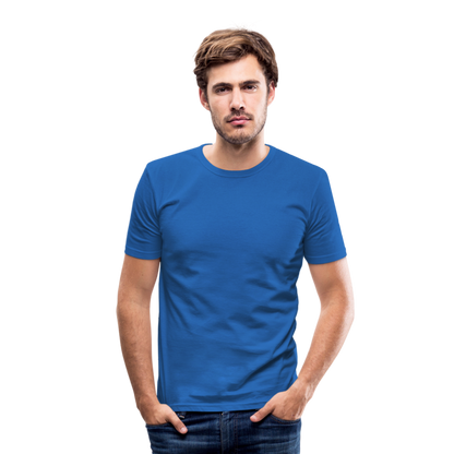 Männer Slim Fit T-Shirt in 8 Farben - Königsblau