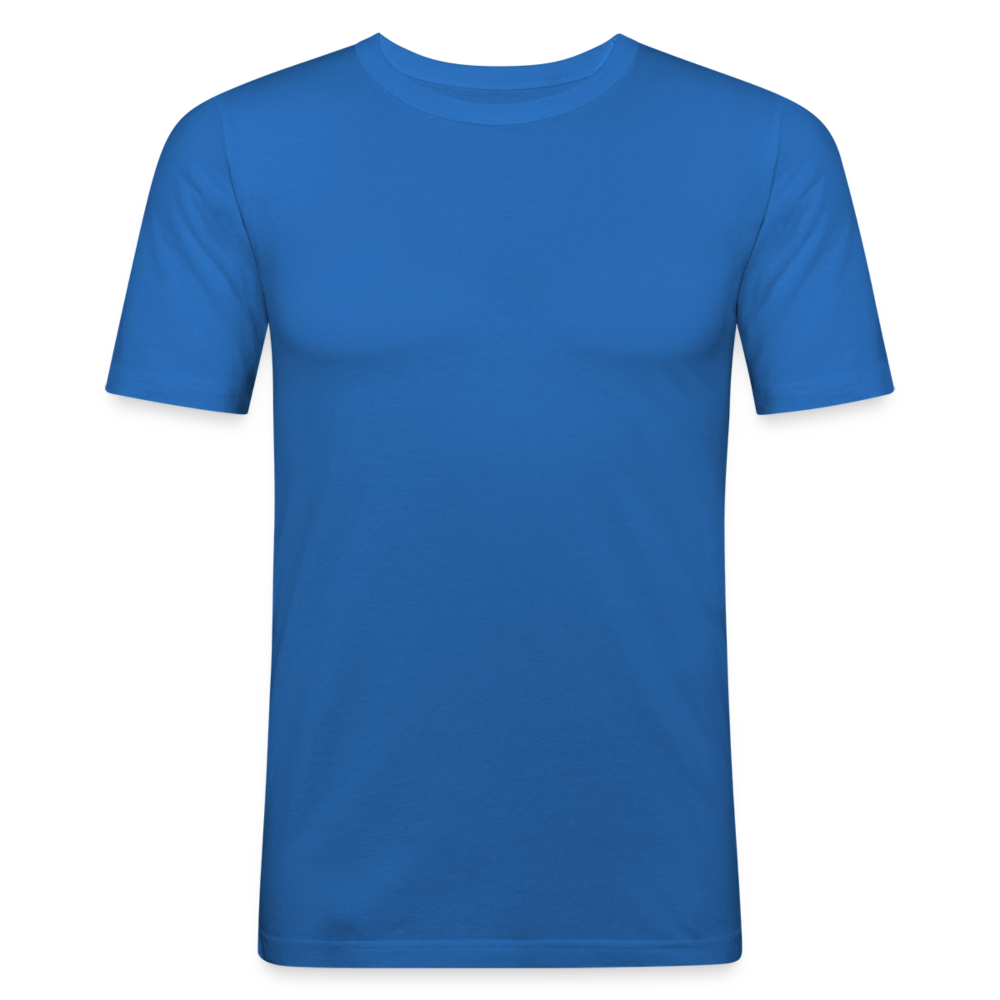 Männer Slim Fit T-Shirt in 8 Farben - Königsblau