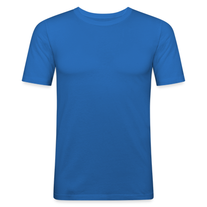 Männer Slim Fit T-Shirt in 8 Farben - Königsblau