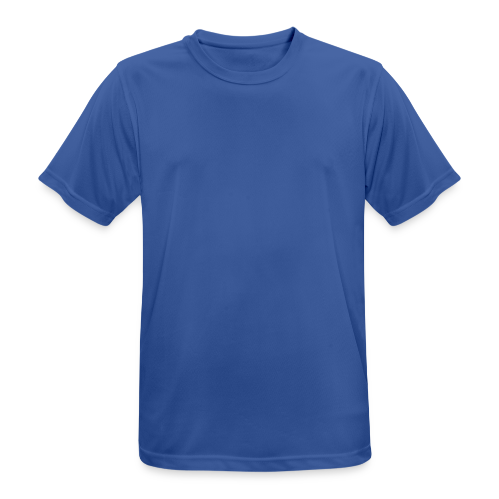 Männer T-Shirt atmungsaktiv in 9 Farben - Royalblau