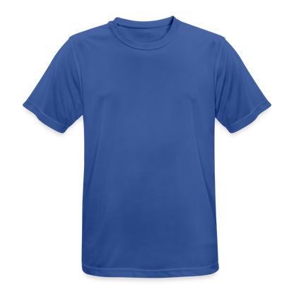 Männer T-Shirt atmungsaktiv in 9 Farben - Royalblau