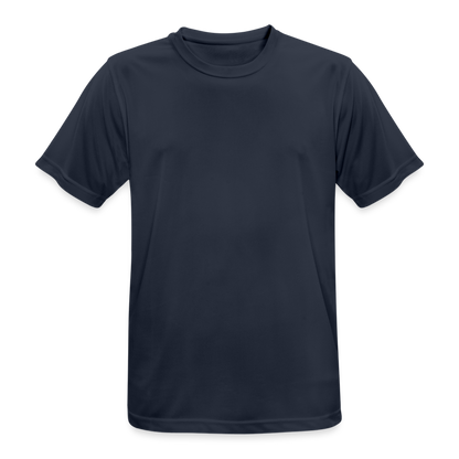 Männer T-Shirt atmungsaktiv in 9 Farben - Dunkelnavy